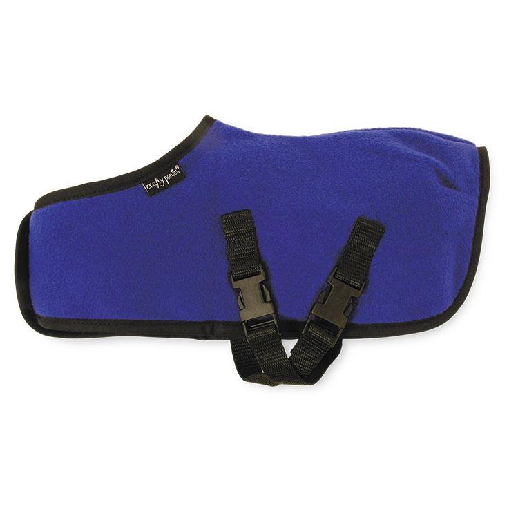 CP10003BL Crafty Ponies fleecedeken blauw