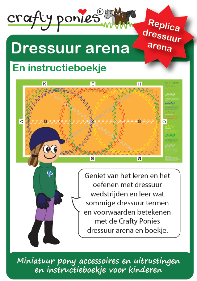 Dr1 Crafty Ponies dressuur arena boekje