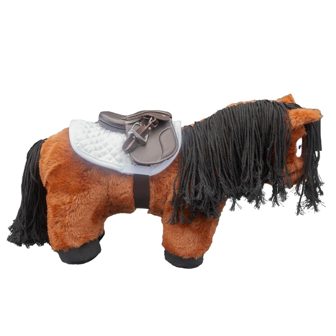 Crafty Ponies premium zadeldek sjabrak wit Crafty Ponies premium zadeldek sjabrak wit