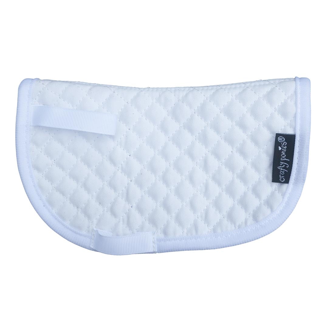 Crafty Ponies premium zadeldek sjabrak wit Crafty Ponies premium zadeldek sjabrak wit