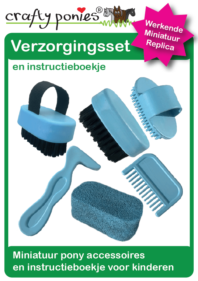 Verzorg Crafty Ponies verzorgingsset boekje