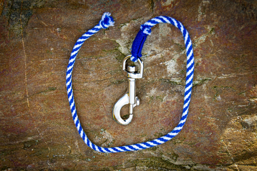 blauw-4 Crafty Ponies halstertouw blauw