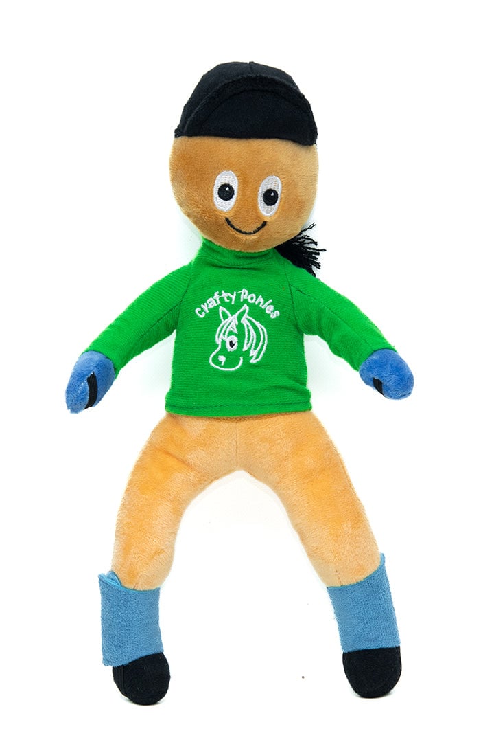 jamie3 Crafty Ponies ruiter Jamie ponyrijder 31 cm (groen jasje)