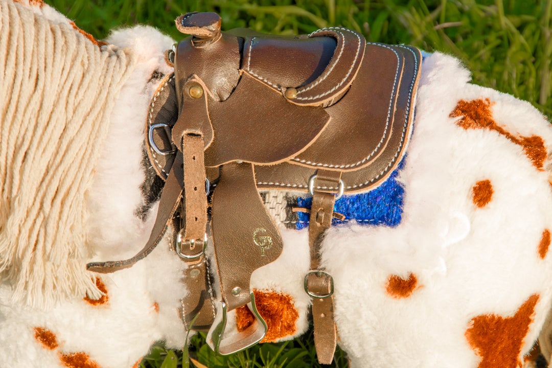 luxe-pad-blauw-2 Crafty Ponies Western zadelpad onderlegger blauw