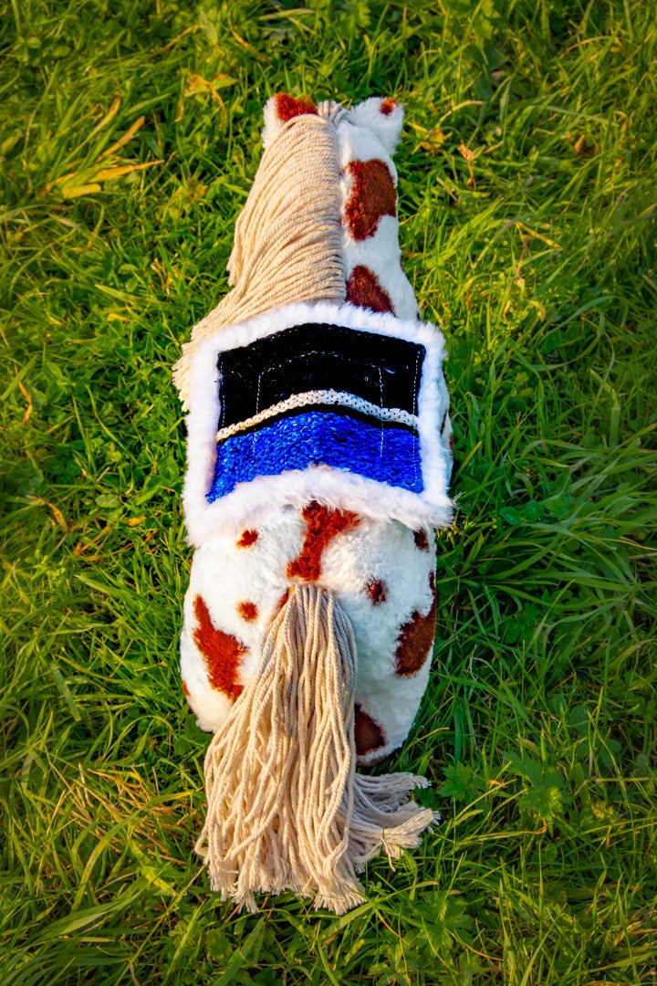 luxe-pad-blauw-6 Crafty Ponies Western zadelpad onderlegger blauw