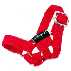 Crafty ponies halster Rood