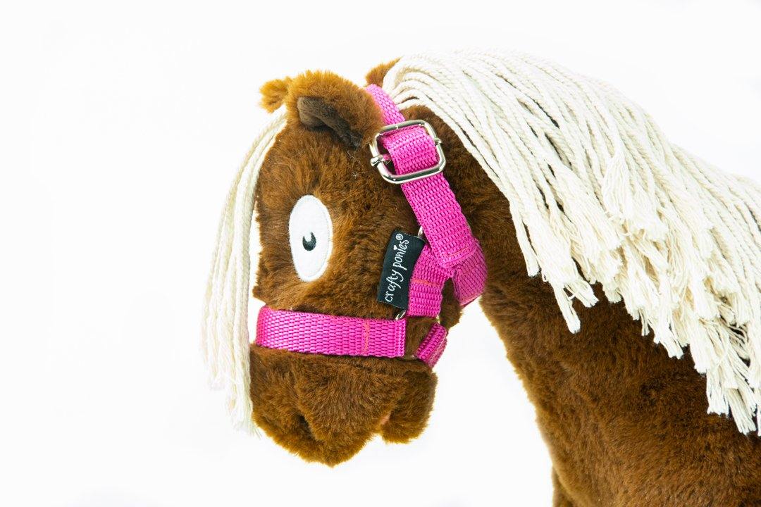 roze-pony-3 Crafty Ponies halster paardenknuffel roze