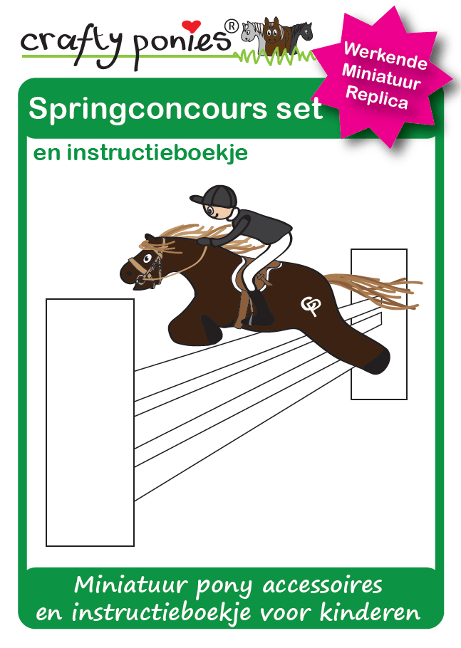 sc1 Crafty Ponies springconcours set boekje