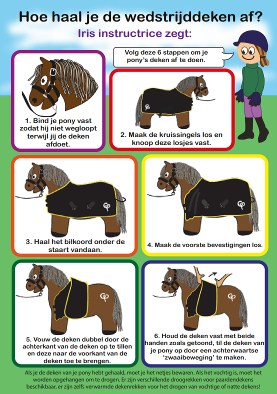 showdeken4 Crafty Ponies showdeken set inhoud boekje