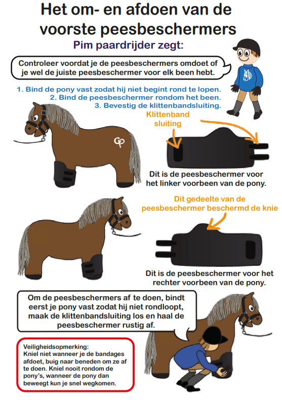 showdeken5 Crafty Ponies showdeken set inhoud boekje
