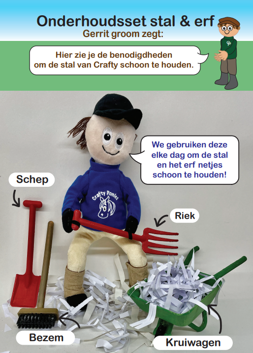 st Crafty Ponies Onderhoudsset stal & erf