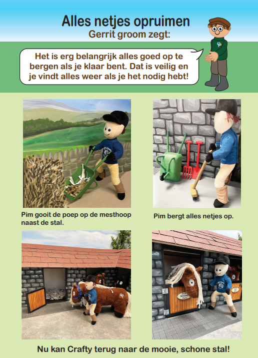 st4 Crafty Ponies Onderhoudsset stal & erf