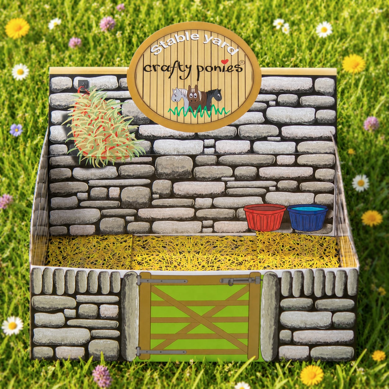 Crafty Ponies paardenstal voor paardenknuffels