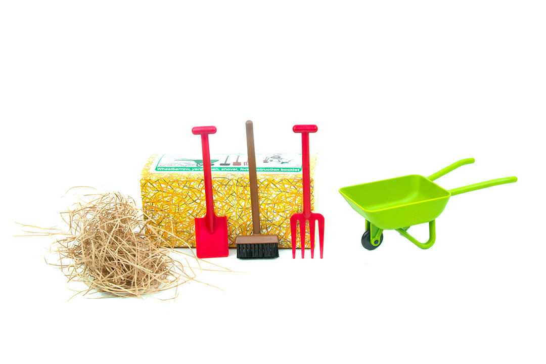 witstalset1 Crafty Ponies Onderhoudsset stal & erf