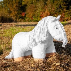 Crafty Pony Wit met witte manen