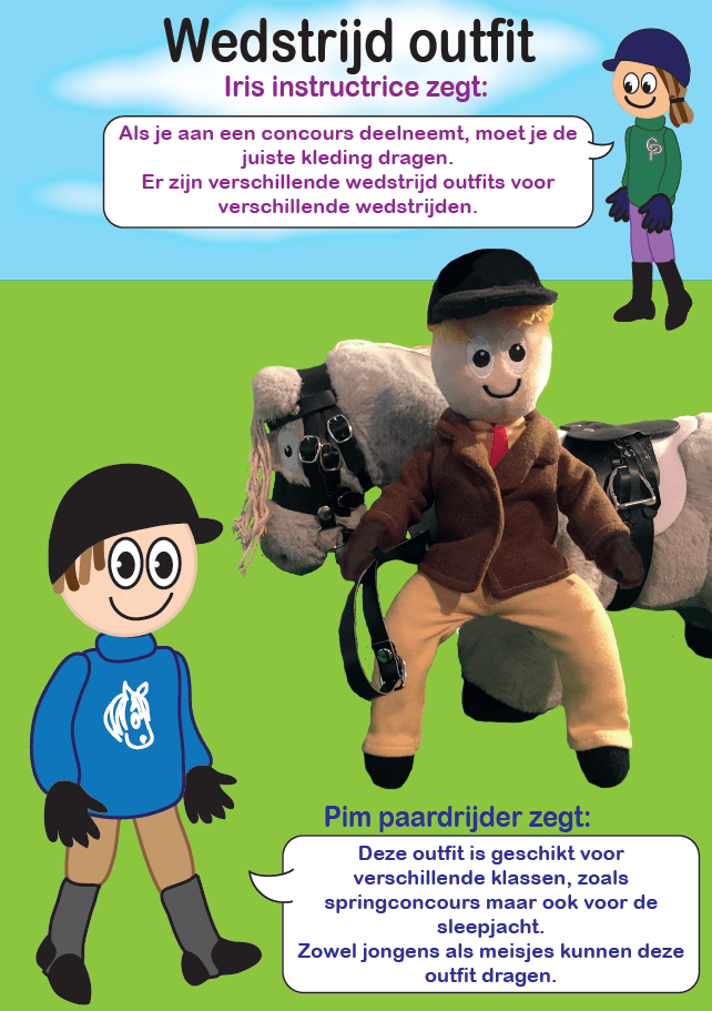 wo2 Crafty Ponies wedstrijd outfit boekje inhoud