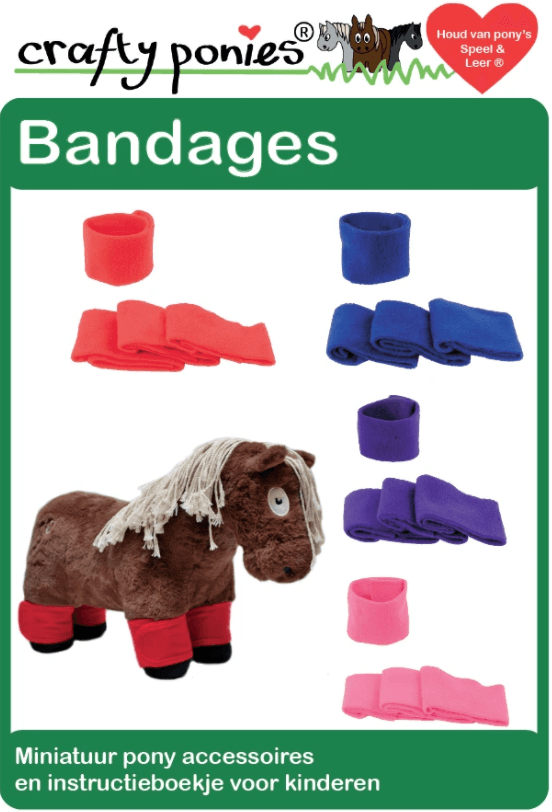 www Crafty Ponies nationale wedstrijd set Nederland bandages boekje