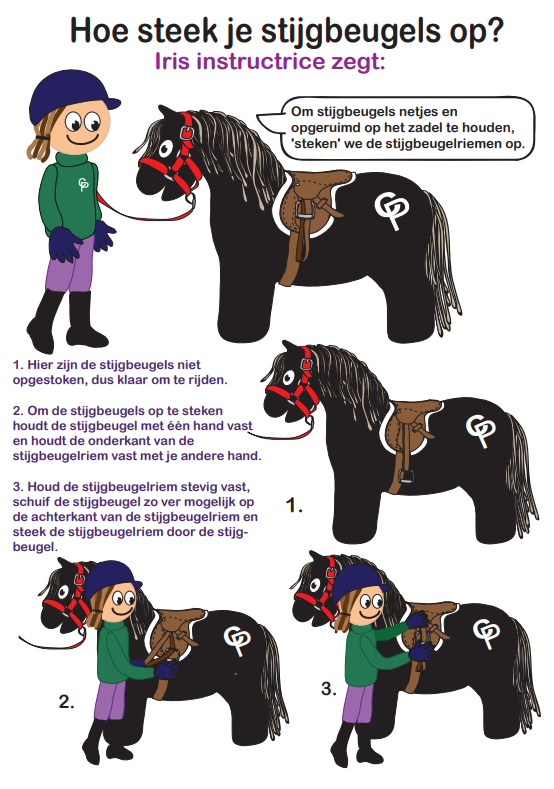 zadel4 Crafty Ponies zadel boekje inhoud