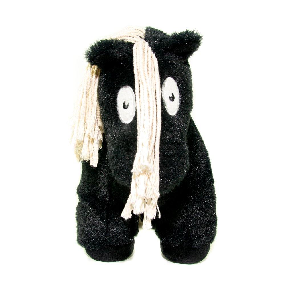 zwartwitte-manen-wit-2-vierkant Crafty Ponies speelgoed knuffel paard Zwart