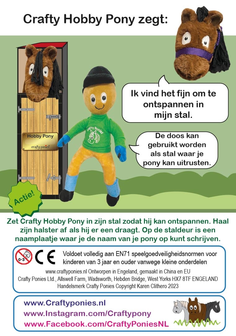 Crafty Ponies Hobby Pony boekje Crafty Ponies Hobby Pony boekje