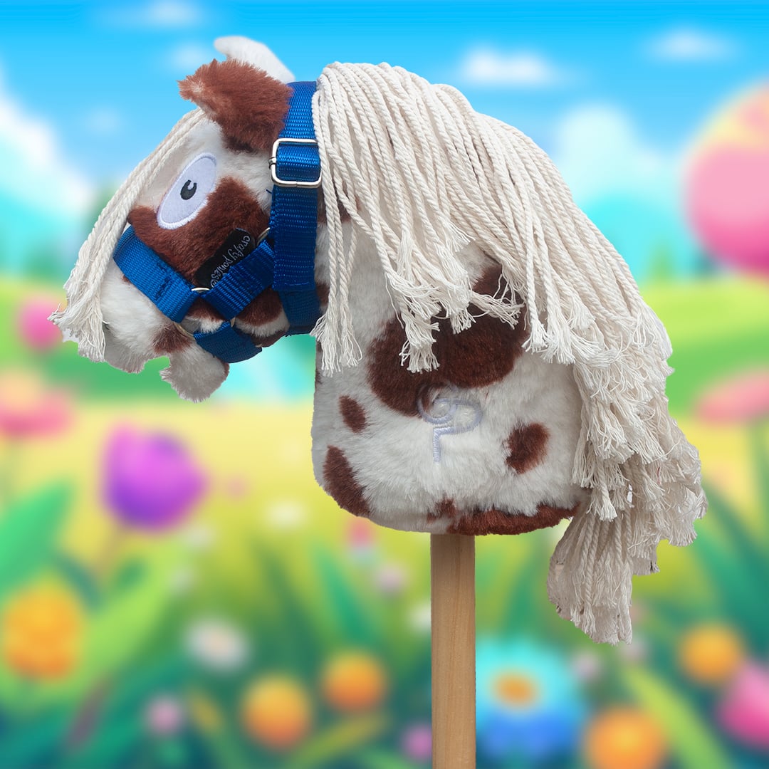 Crafty Ponies Hobby Pony bruin bont Crafty Ponies Hobby Pony bruin bont
