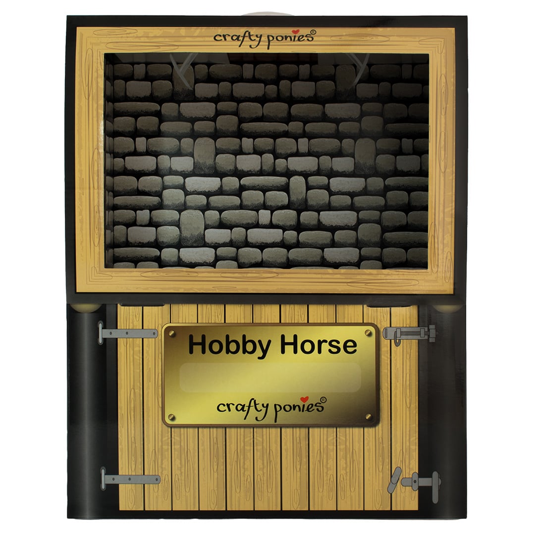 Crafty Ponies staldoos voor Hobby Horses