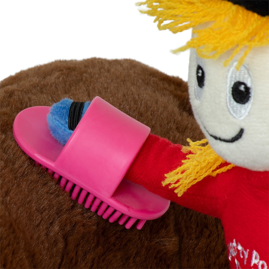 Borstel voor het verzorgen van een Crafty Pony