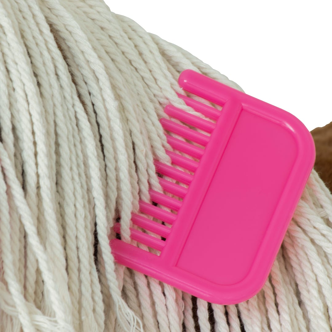 Roze kam voor het verzorgen van de manen van een Crafty Pony
