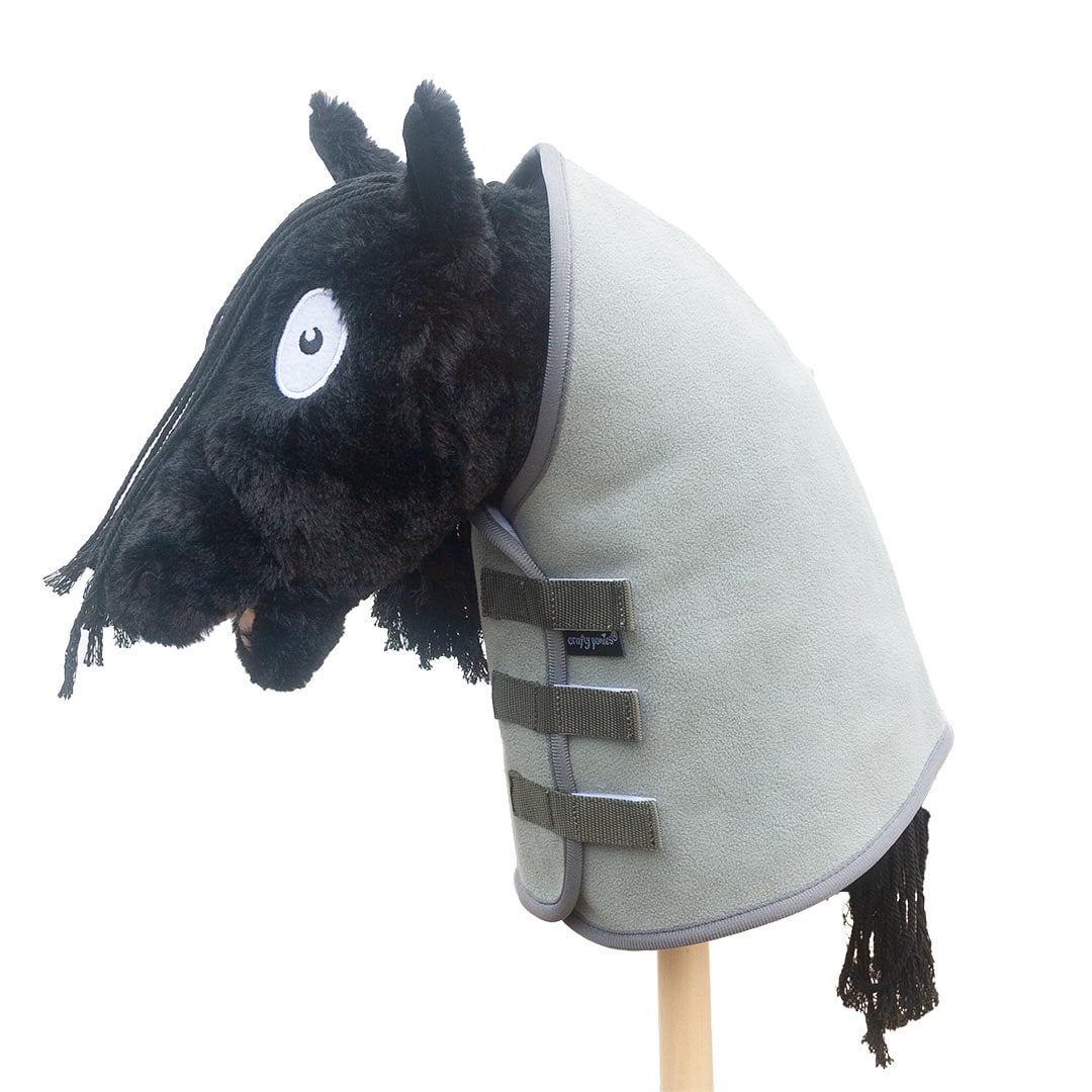 Halsdeken-Hobby-Horse-lichtgrijs Crafty Ponies Hobby Horse deken lichtgrijs