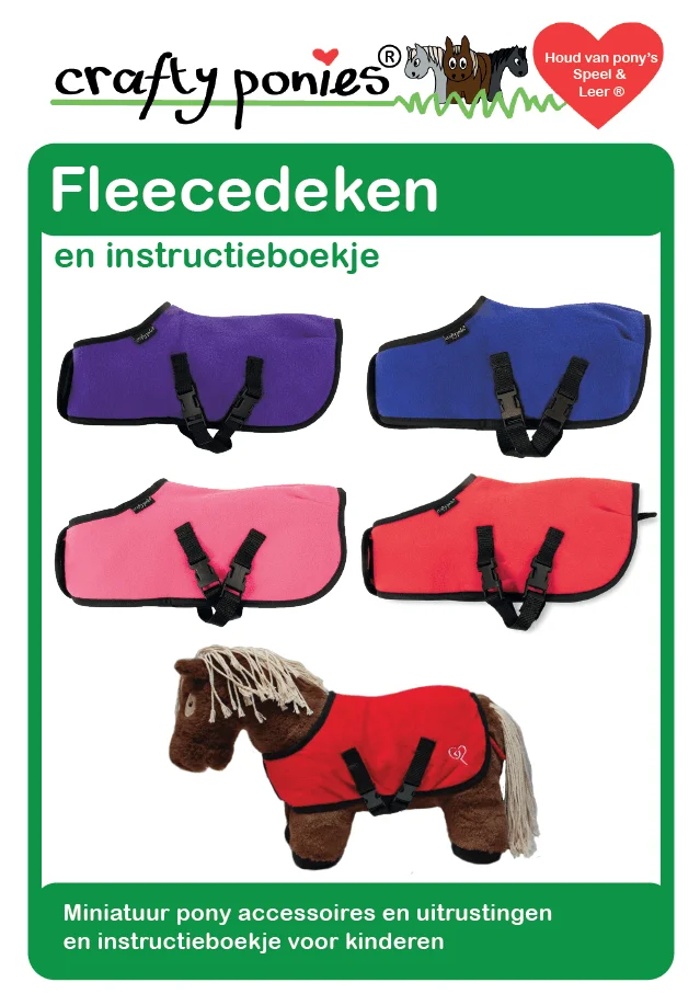 Crafty Ponies Fleecedeken set-07