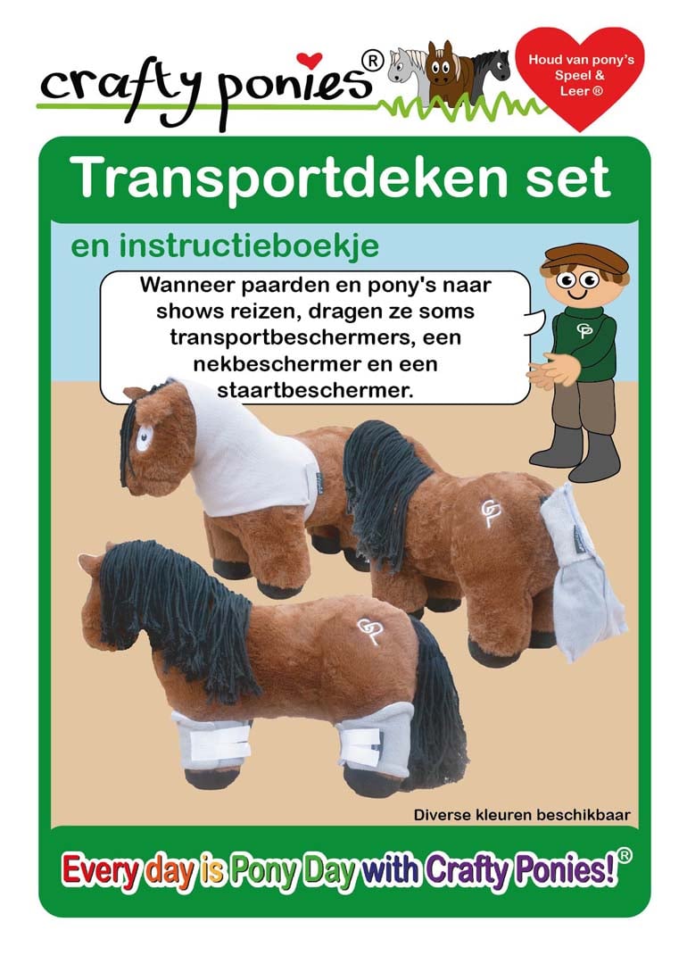 Crafty Ponies Transportdeken Set boekje