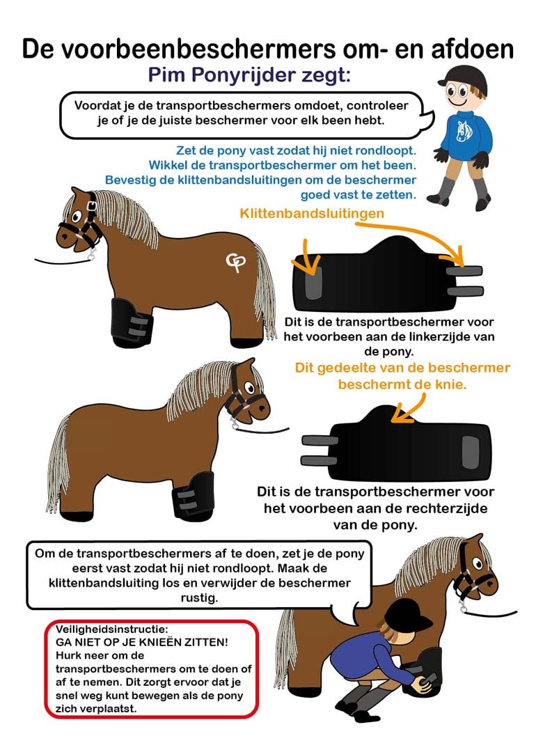 Crafty Ponies Transportdeken Set boekje