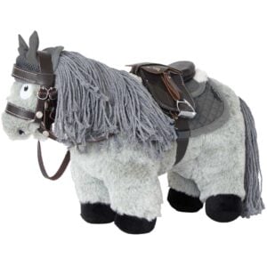 Crafty Ponies Zadeldekje Show Set - Grijs